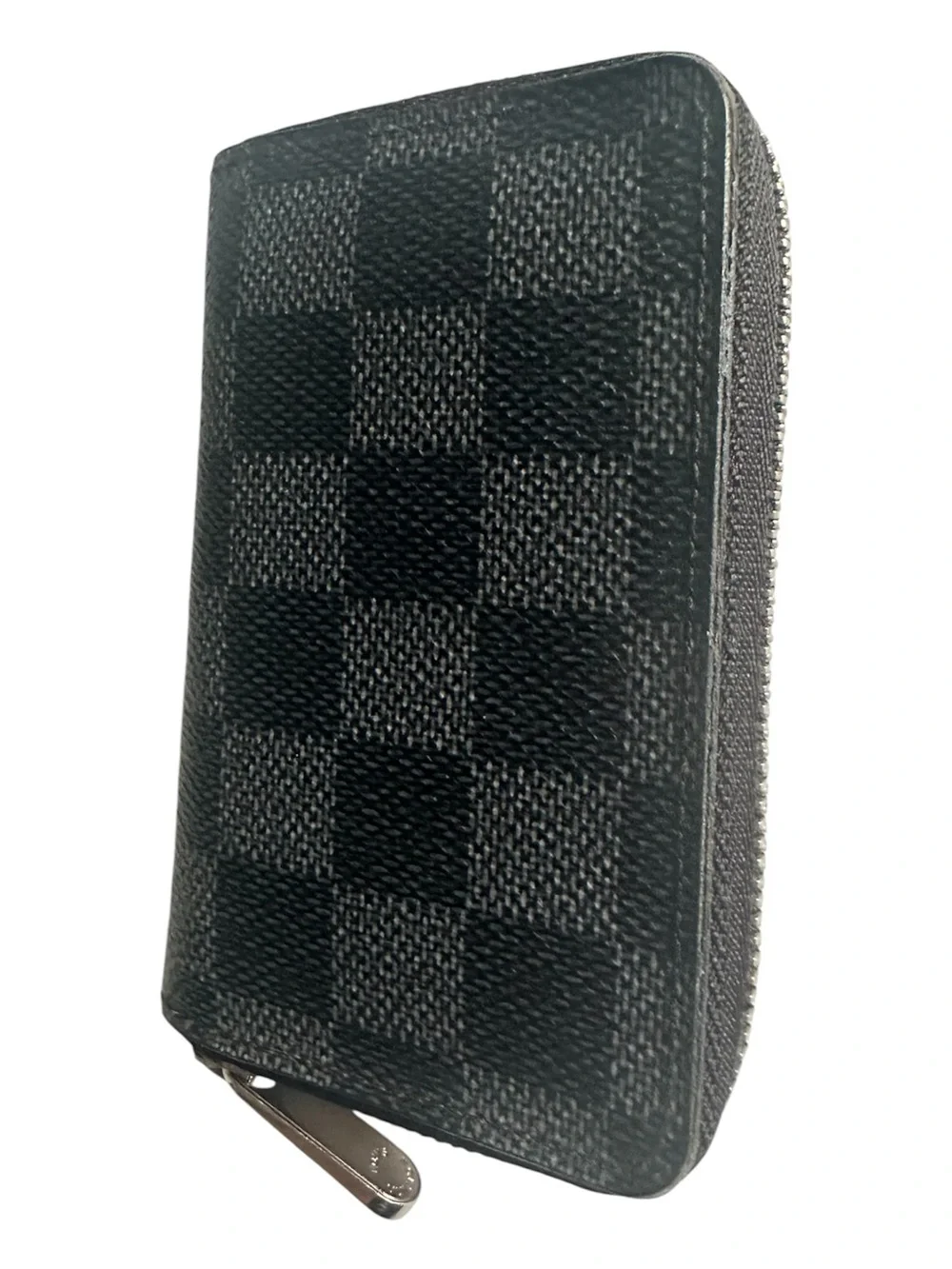 Louis Vuitton Damier Graphite Zippy Coin Purse Compact Wallet Box & Dust Bag